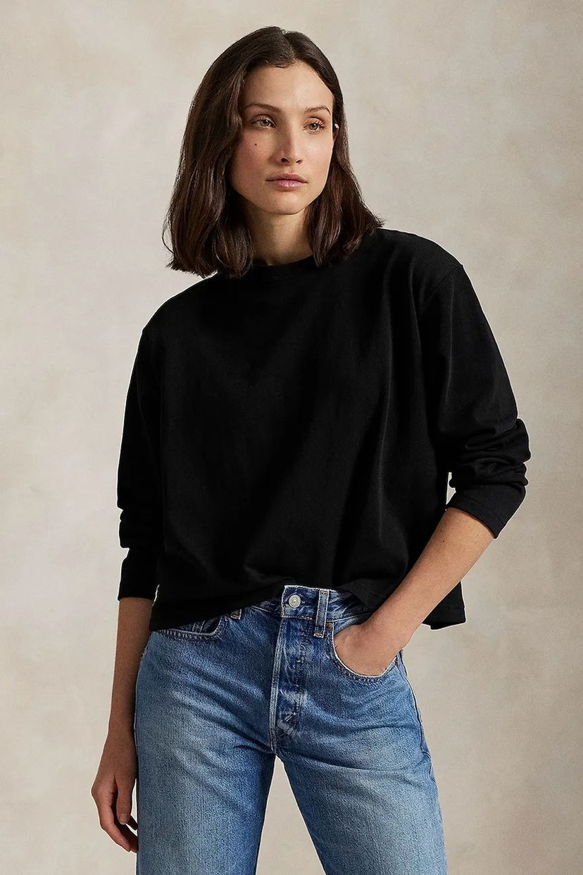 T-shirt Polo by Ralph Lauren Polo Ralph Lauren Long Sleeve T-Shirt Sort | 211967107