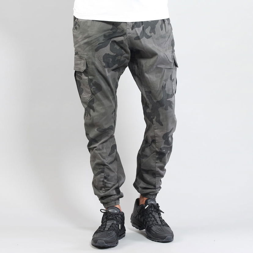 Cargo bukser Urban Classics Camo Cargo Jogging Pants Grå | TB1611 Grey