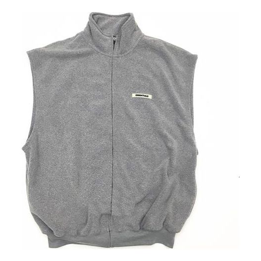 Sweater Fear of God Polar Fleece Vest Grå | 201161M185015