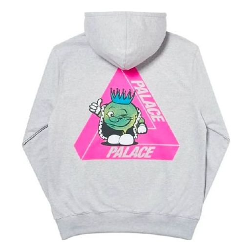 Sweatshirt Palace Palace Cartoon Logo Pullover Hoodie Grå | P18HD055