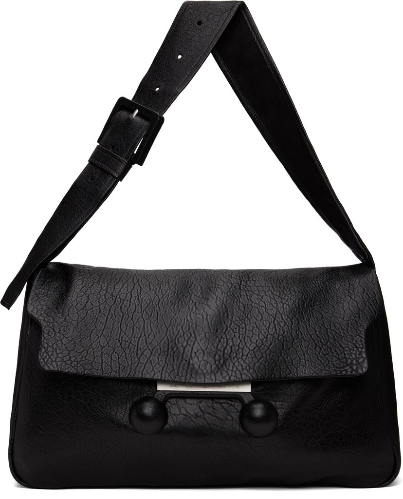 Skuldertaske Marni Marni Nappa Extra Large Trunkaroo Soft Shoulder Bag Sort | SBMP0211U0 P8033