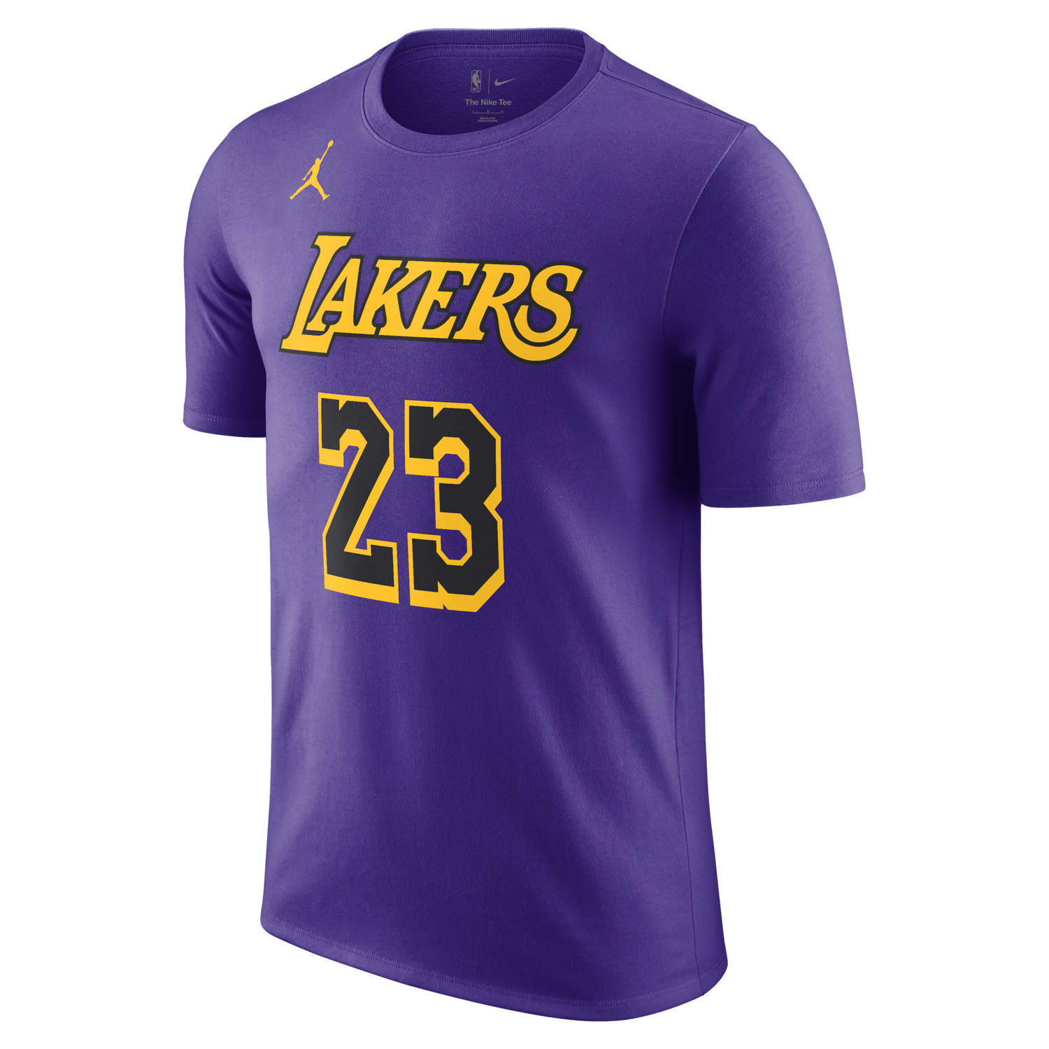 T-shirt Jordan Los Angeles Lakers Statement Edition NBA T-Shirt Lilla | DV5778-511, 0