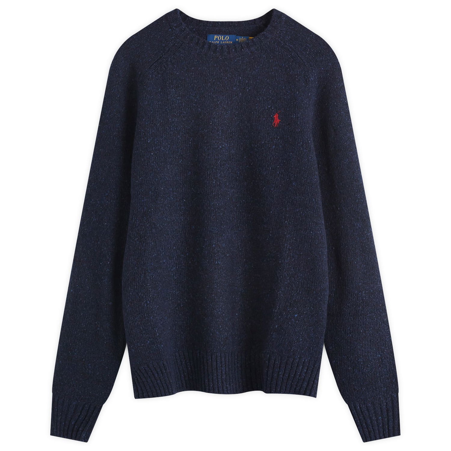 Sweater Polo by Ralph Lauren Knit Donegal Sweatshirt Blå | 710946146001, 0
