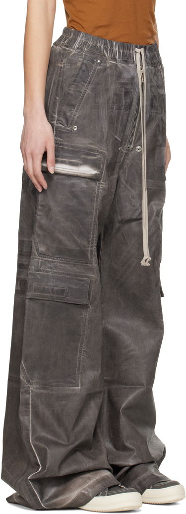 Cargo bukser Rick Owens Rick Owens DRKSHDW Hollywood Double Jumbo Bela Denim Cargo Pants Grå | DS01E3324 SCF, 1