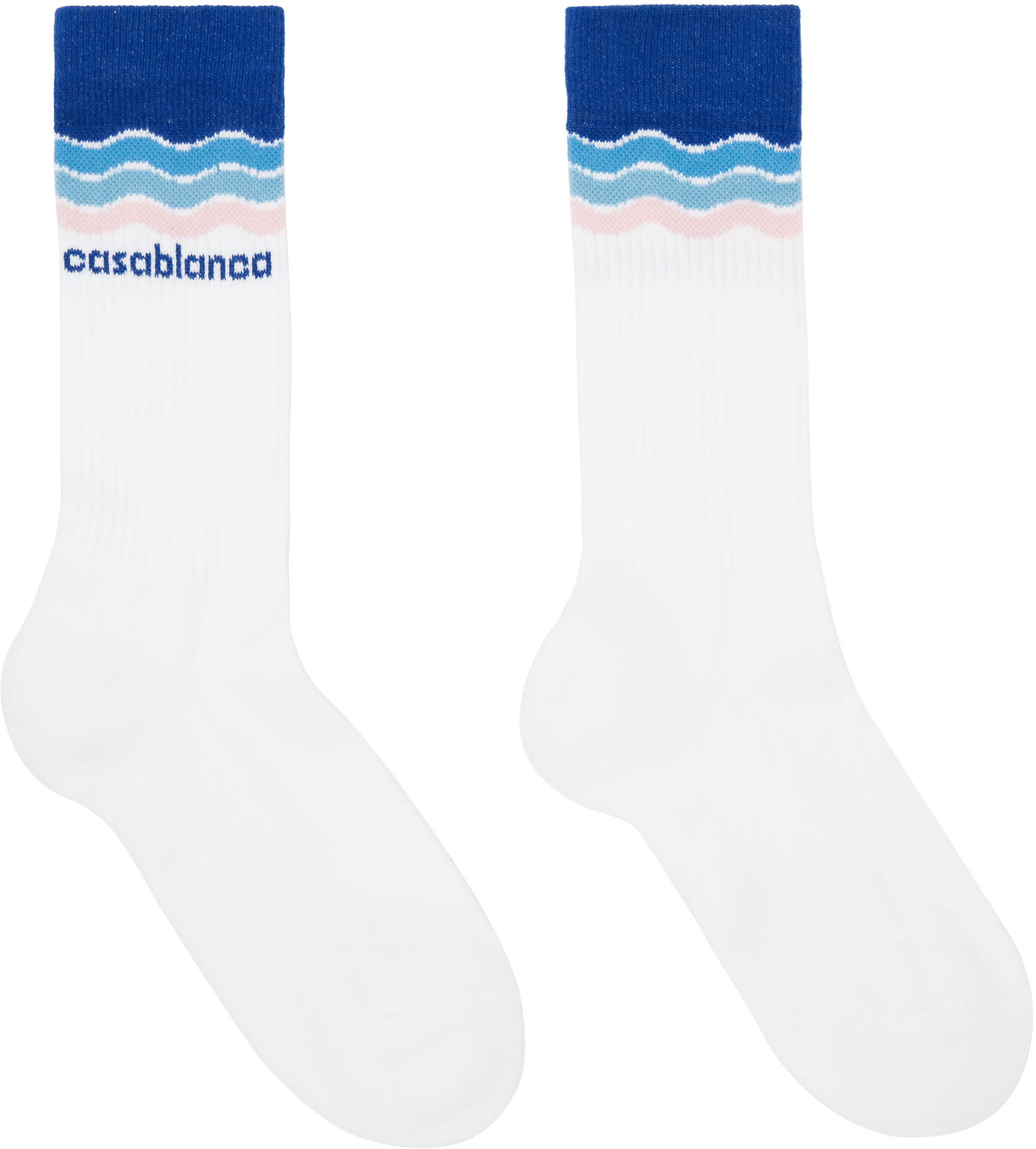 Sokker Casablanca Wave Socks Hvid | APS25-ACC-010-03, 0