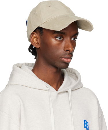 Kasket ADER ERROR Distressed Cotton Twill Cap Beige | BN01SSHW0201BG, 3
