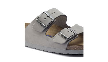 Sneakers og sko Birkenstock Arizona SFB Nubuck Leather Narrow Fit W Grå | 1020973, 3