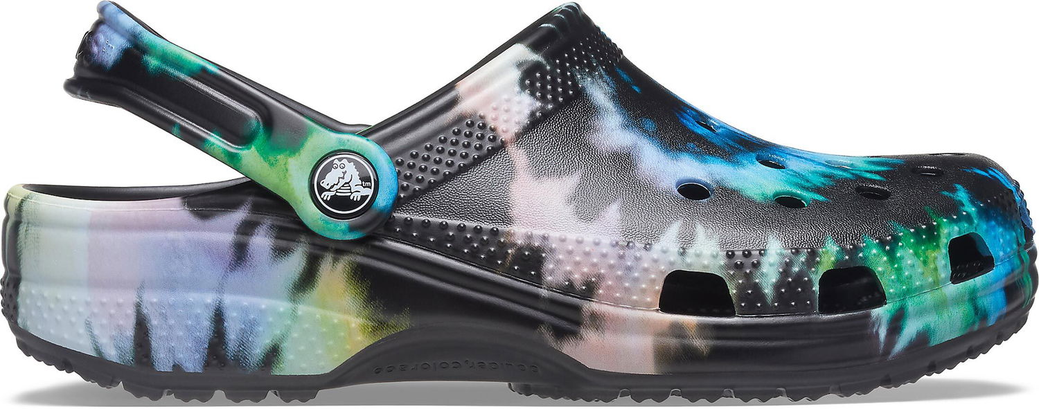 Sneakers og sko Crocs Classic Tie Dye Graphic Clog Sort | 205453-0FN, 0