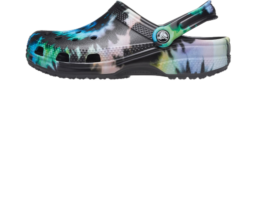 Sneakers og sko Crocs Classic Tie Dye Graphic Clog Sort | 205453-0FN