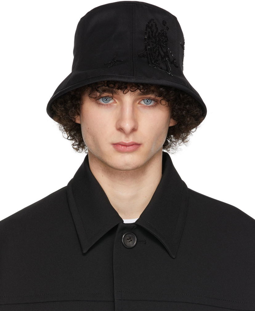 Hat We11done We11done Angel Sequin 6-Panel Hat Sort | WD-AH1-22-411-U-BK