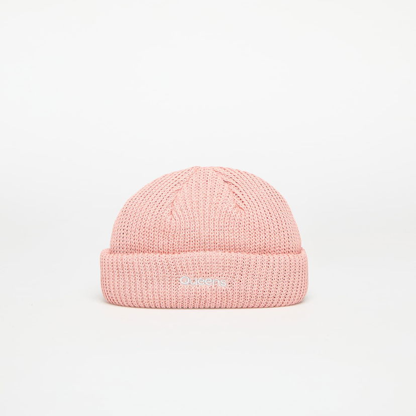 Beanie Queens Essentials Knitted Beanie Lyserød | QNS_075