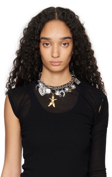 Halskæde Chopova Lowena Silver Classic Charm Chain Necklace Metalisk | 6518, 3