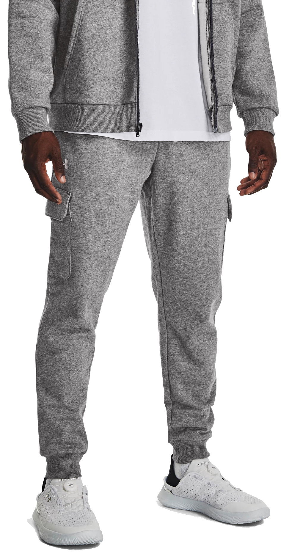 Cargo bukser Under Armour Rival Fleece Grå | 1382134-026, 0