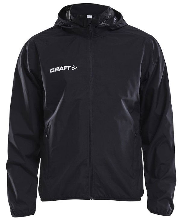 Vindjakke Craft Craft Rain Jacket with Hood Sort | 1905984-9999