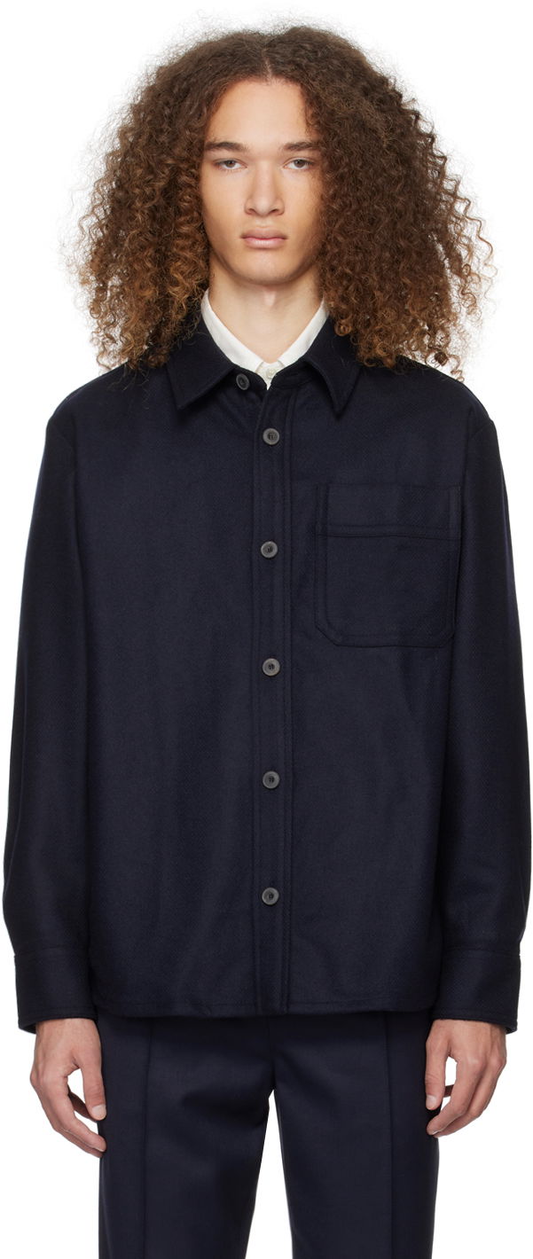 Skjorte A.P.C. Basile Shirt Sort | WOAPQ-H02709
