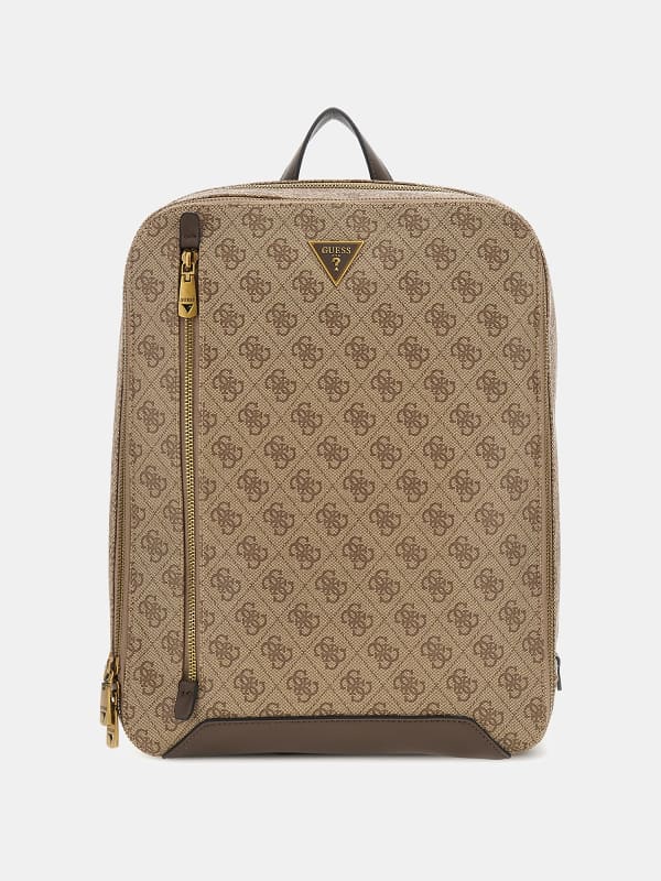 Rygsæk GUESS Torino 4G Logo Crossbody Bag Beige | HMEVZLP4161, 0