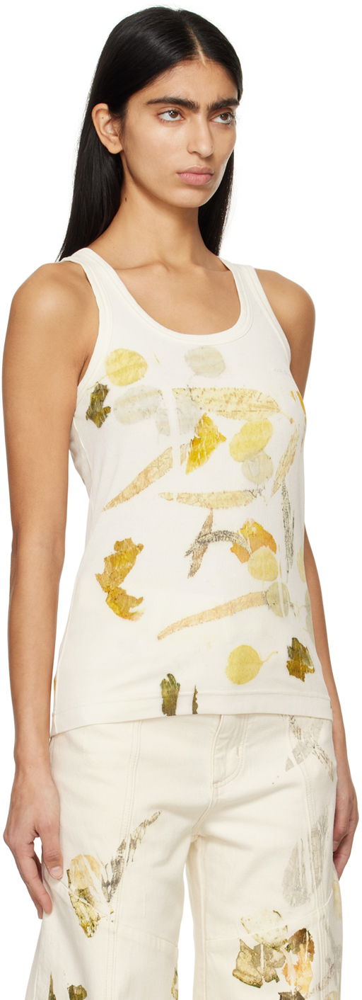 Tanktop Feng Chen Wang Feng Chen Wang Printed Tank Top Hvid | FMS17VS05, 1