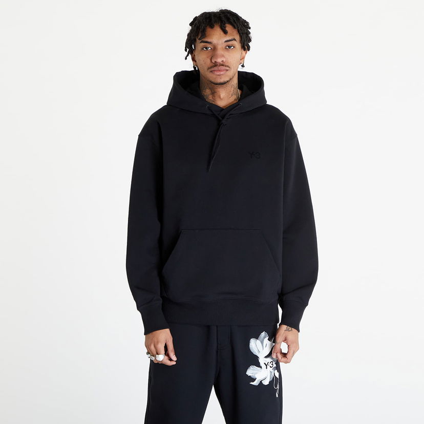 Sweatshirt Y-3 French Terry Hoodie Black Sort | IV5584