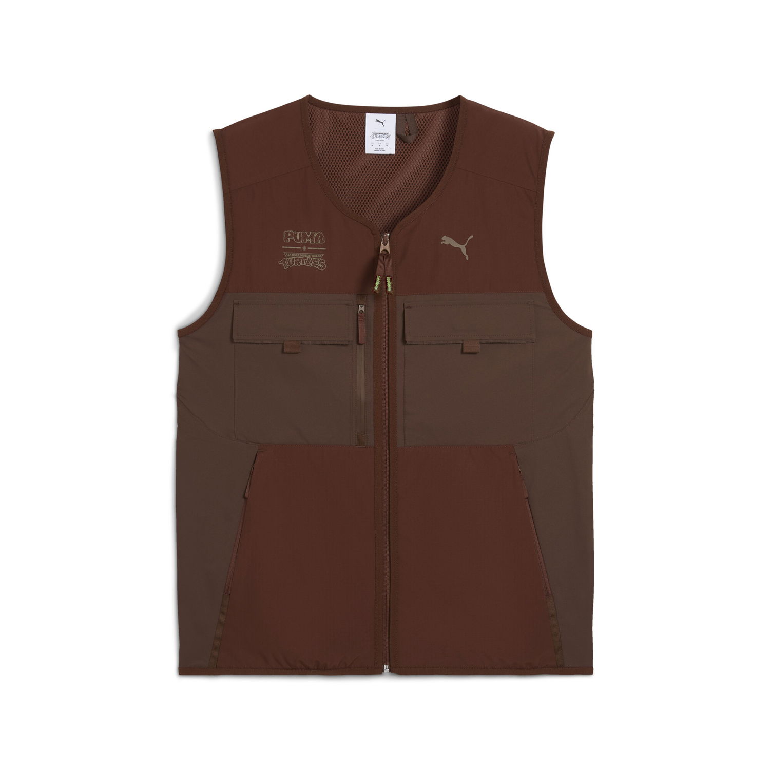 Vest Puma PUMA x TMNT PUMATECH Cargo Vest Brun | 630104_65, 0