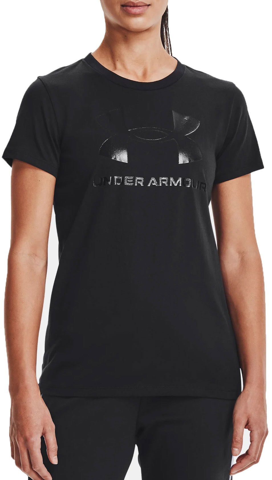 T-shirt Under Armour Tee Sportstyle Sort | 1356305-433, 0