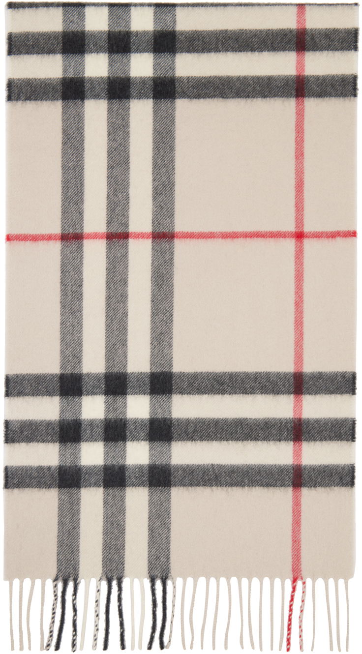 Tørklæde Burberry Check Scarf Beige Beige | 8015533, 0