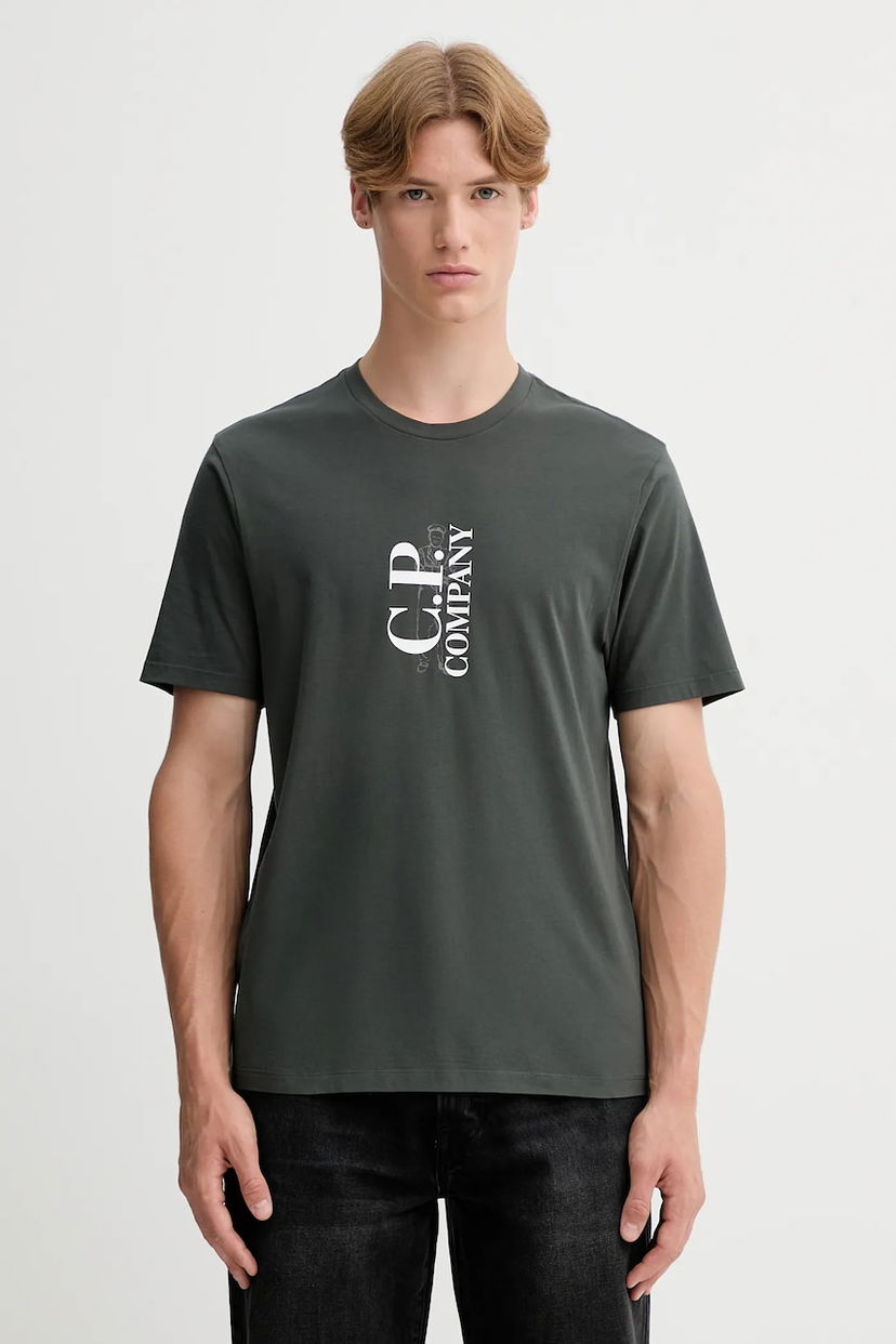 T-shirt C.P. Company C.P. Company T-Shirt with Print Grøn | 19CMTS091A005100W
