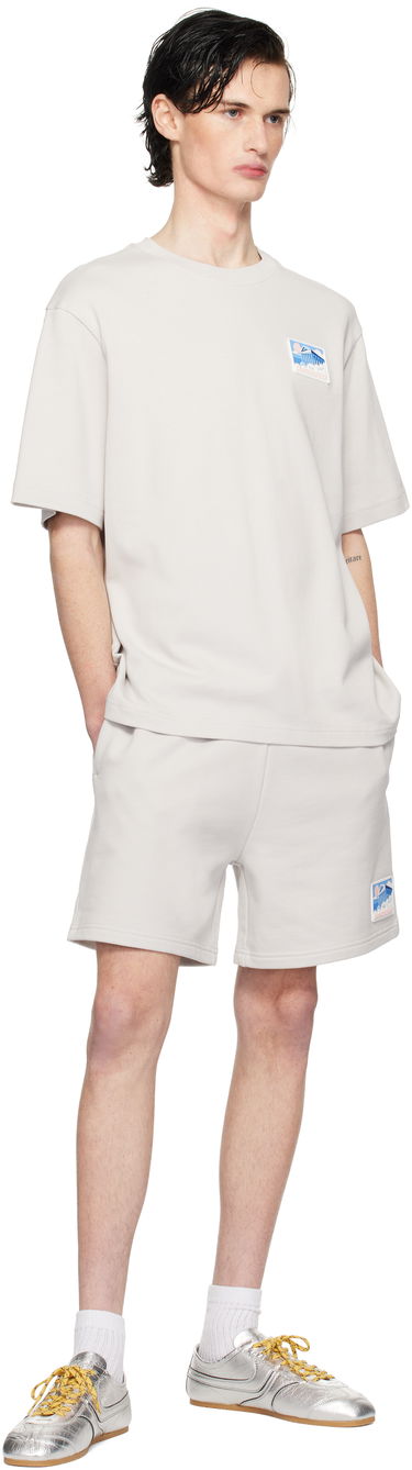T-shirt Casablanca Temple Patch T-Shirt Grå | MPS25-JTS-027-02, 3