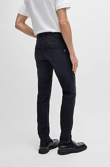 Jeans BOSS Delaware Slim-Fit Jeans Sort | 50520851, 1