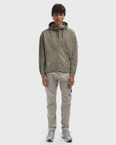 Sweatshirt C.P. Company Hooded Goggle Sweatshirt Grøn | 19CMSS060A006372G-356, 2