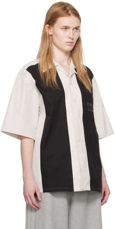 Skjorte VETEMENTS Spread Collar Shirt Sort | VL16SH200S 5338 POPLIN, 1