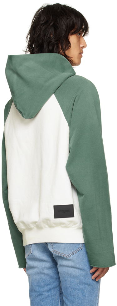 Sweatshirt We11done We11done Graphic Print Hoodie Hvid | WD-TH3-22-802-U-GR, 2
