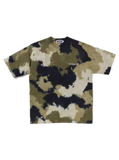 T-shirt BAPE Chusen Dye Relaxed Fit Tee Grøn | 1J30-109-006