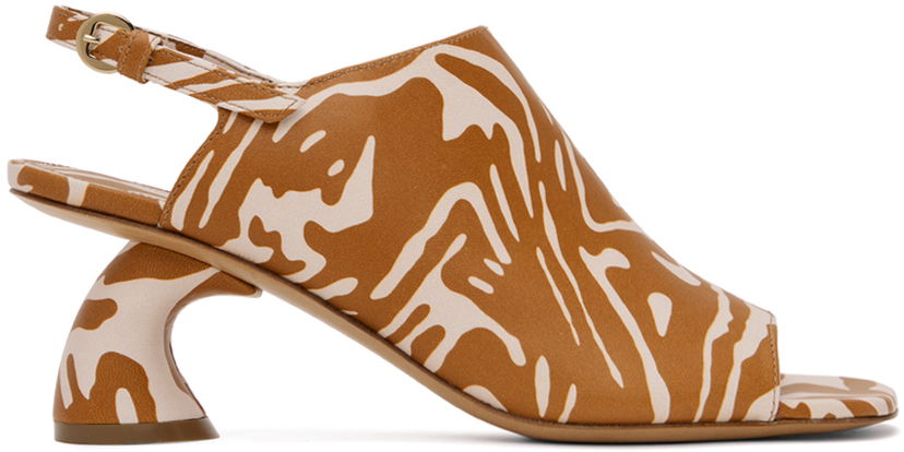 Tilbehør Dries Van Noten Dries Van Noten Open Toe Heeled Sandals Brun | WS241-663-554