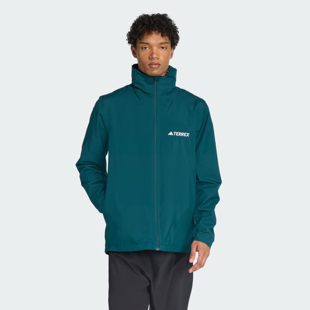 Jakke adidas Performance Multi Essentials 2L Rain Jacket Grøn | JY0478, 0