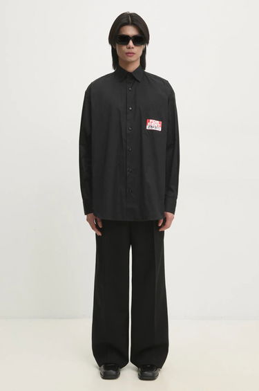 Skjorte VETEMENTS VETEMENTS For Rent Relaxed Fit Shirt Sort | UA66SH450B, 4