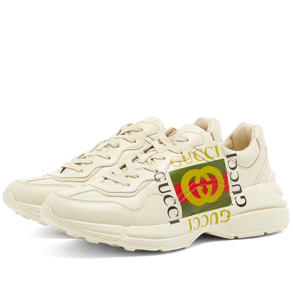 Sneakers og sko Gucci Rhyton Square Logo Beige | 500878-DRW00-9522, 1