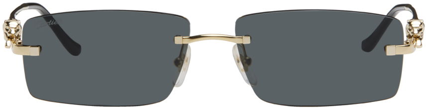 Solbriller Cartier Panthère Sunglasses Grå | CT0430S-001, 0