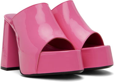 Sneakers og sko BY FAR Brad Patent Leather Platform Sandals Lyserød | 23SSBRAMLPPP, 3
