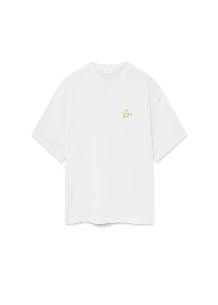 T-shirt AXEL ARIGATO Paper Clip T-Shirt Hvid | A3446001