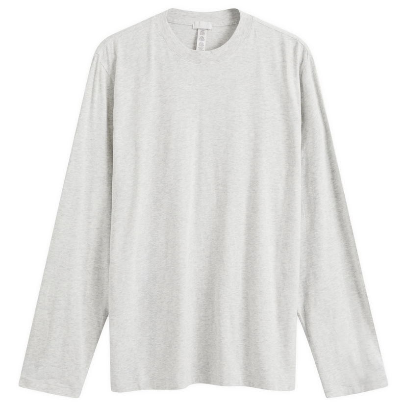 T-shirt SKIMS Boyfriend Long Sleeve T-Shirt Grå | AP-LGS-0585-LHG