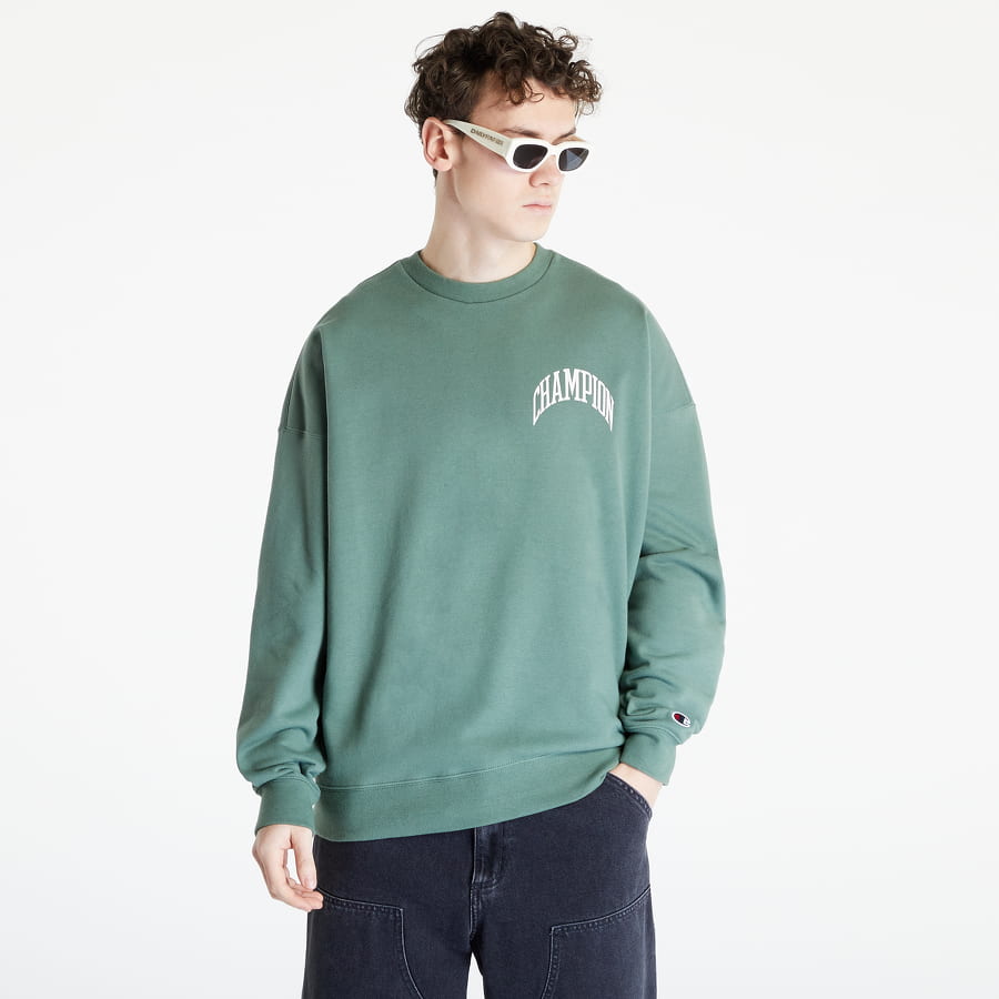 Sweatshirt Champion Crewneck Sweatshirt Grøn | 218517 CHA GS506, 0