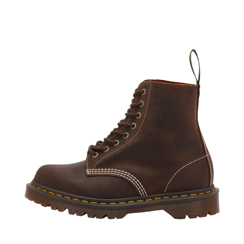 Sneakers og sko Dr. Martens 1460 Wax Commander Boot Sneakers in Rustric Brown Sort | 31859749
