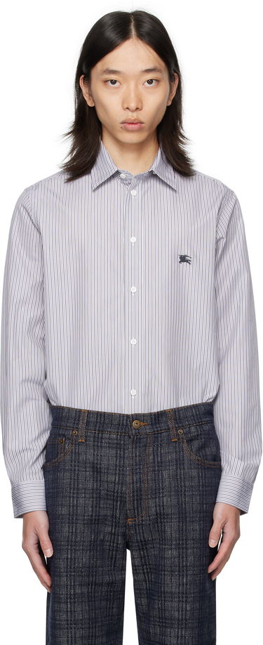 Skjorte Burberry Burberry Striped Cotton Shirt Flerfarvet | 8110883, 0