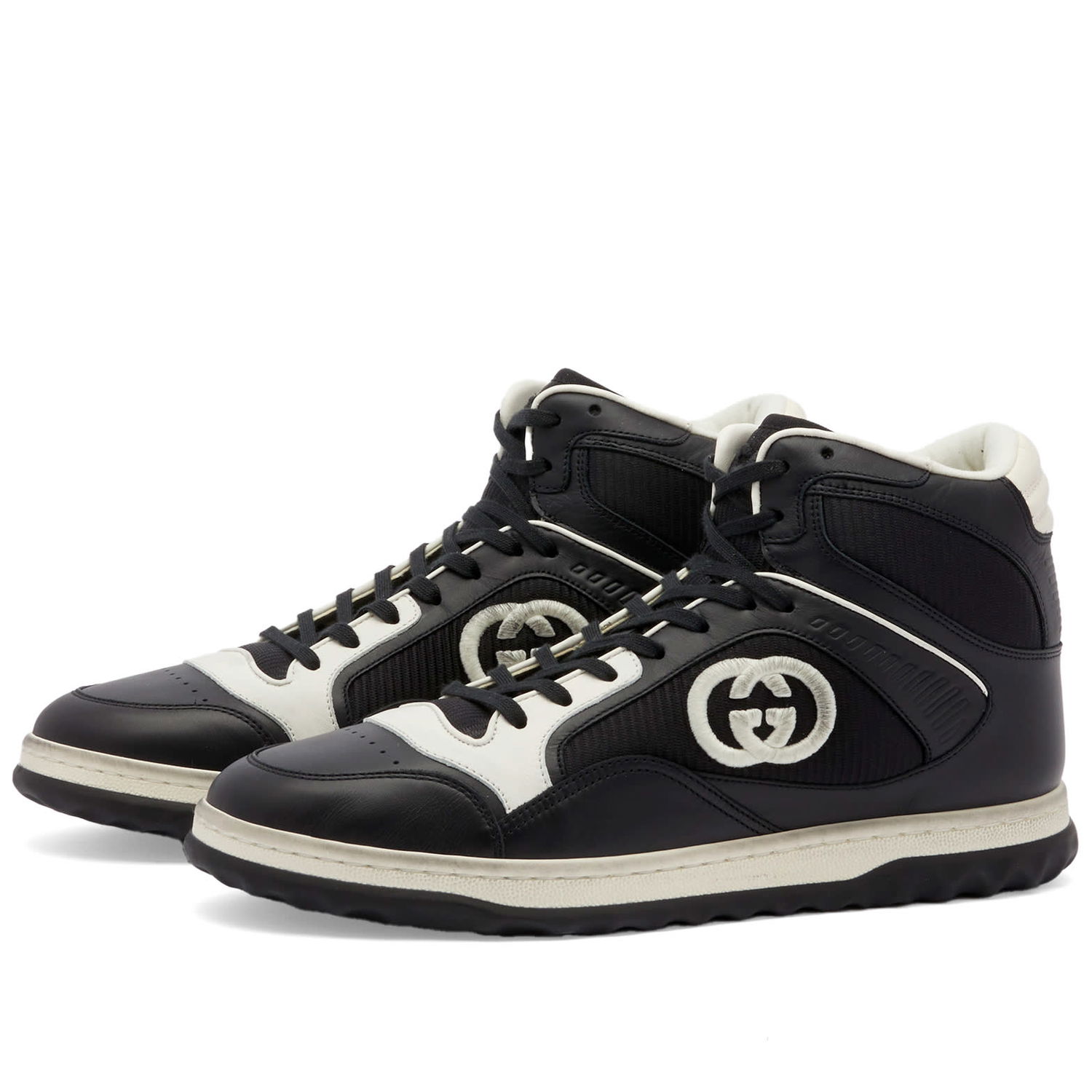 Tøj Gucci Men's Mac Hi Sneaker Black Sort | 776820-AACN6-1090, 0