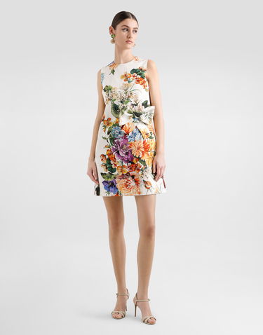 Kjole Dolce & Gabbana Dolce & Gabbana Flower Bouquet-Print A-Line Dress Flerfarvet | F6TZSTFSRQUHA5PC, 1