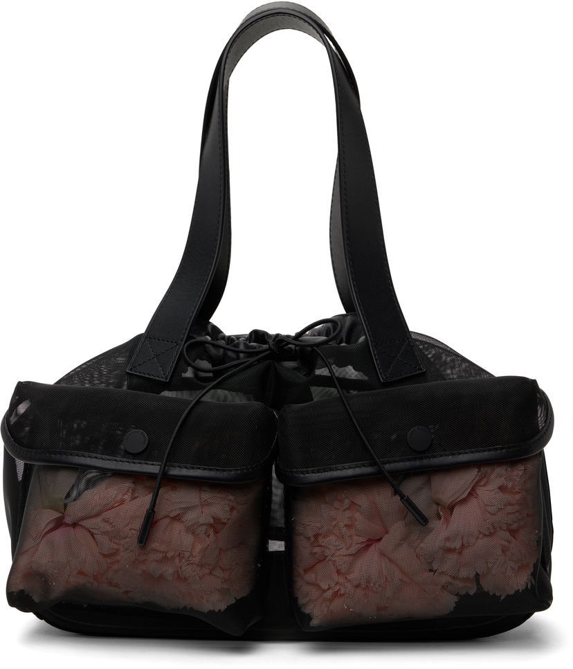 Håndtaske Simone Rocha Simone Rocha Carnation Pocket Tote Sort | BAG186F 0805