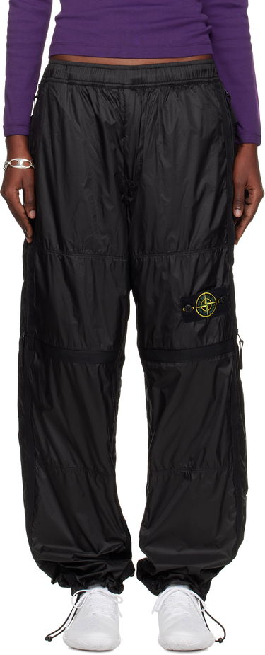 Bukser Stone Island Stone Island Ripstop Light HT Nylon Trousers Sort | K2S15 3100027 S0163, 0