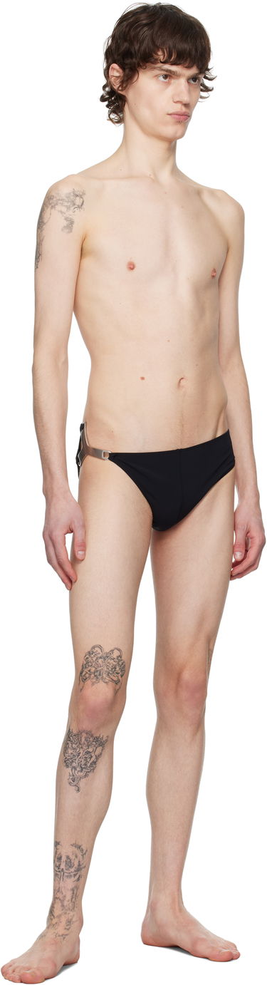 Badetøj Rick Owens Rick Owens Hollywood Hydra Swim Briefs Sort | RU01E5013 NSB, 3