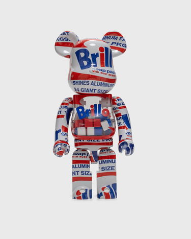 Collectible Medicom Toy ANDY WARHOL BRILLO 2022 1000% BE@RBRICK Figure Rød | MED1190, 3