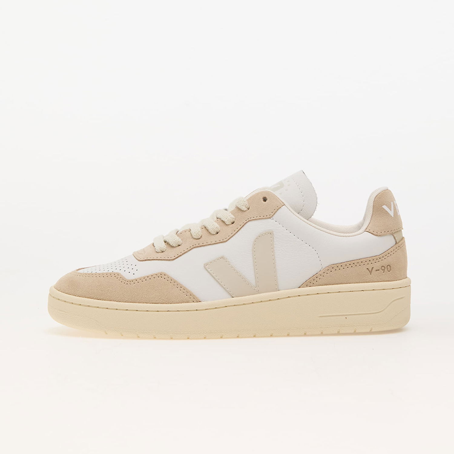 Sneakers og sko Veja V-90 Extra White Pierre Almond W Beige | VD2003654A, 0